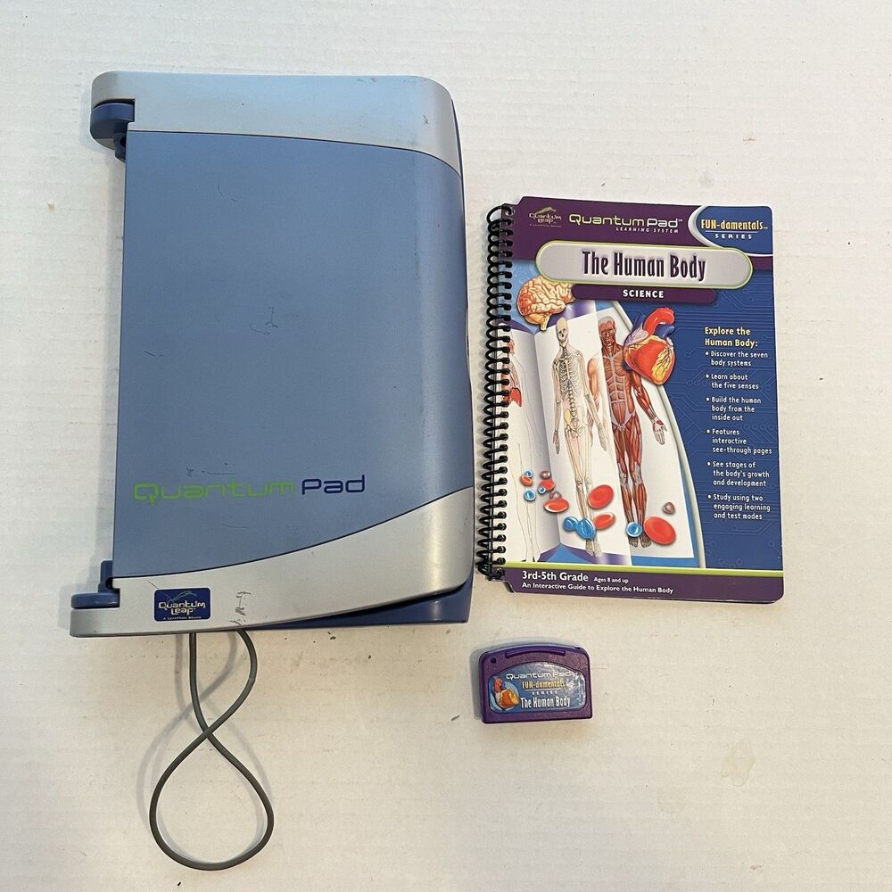 Leap Frog Leap Pad Learning System Human Body Book and Cartridge Tested READ